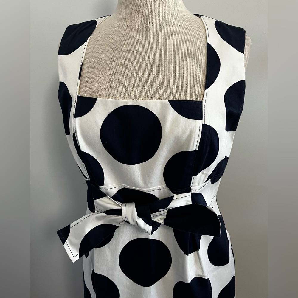 David Meister Polka Dot Sheath Dress - Picture 3 of 7
